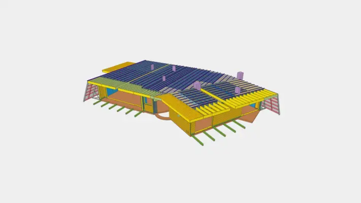 Picture of a building 3D model for project Pension Grasser